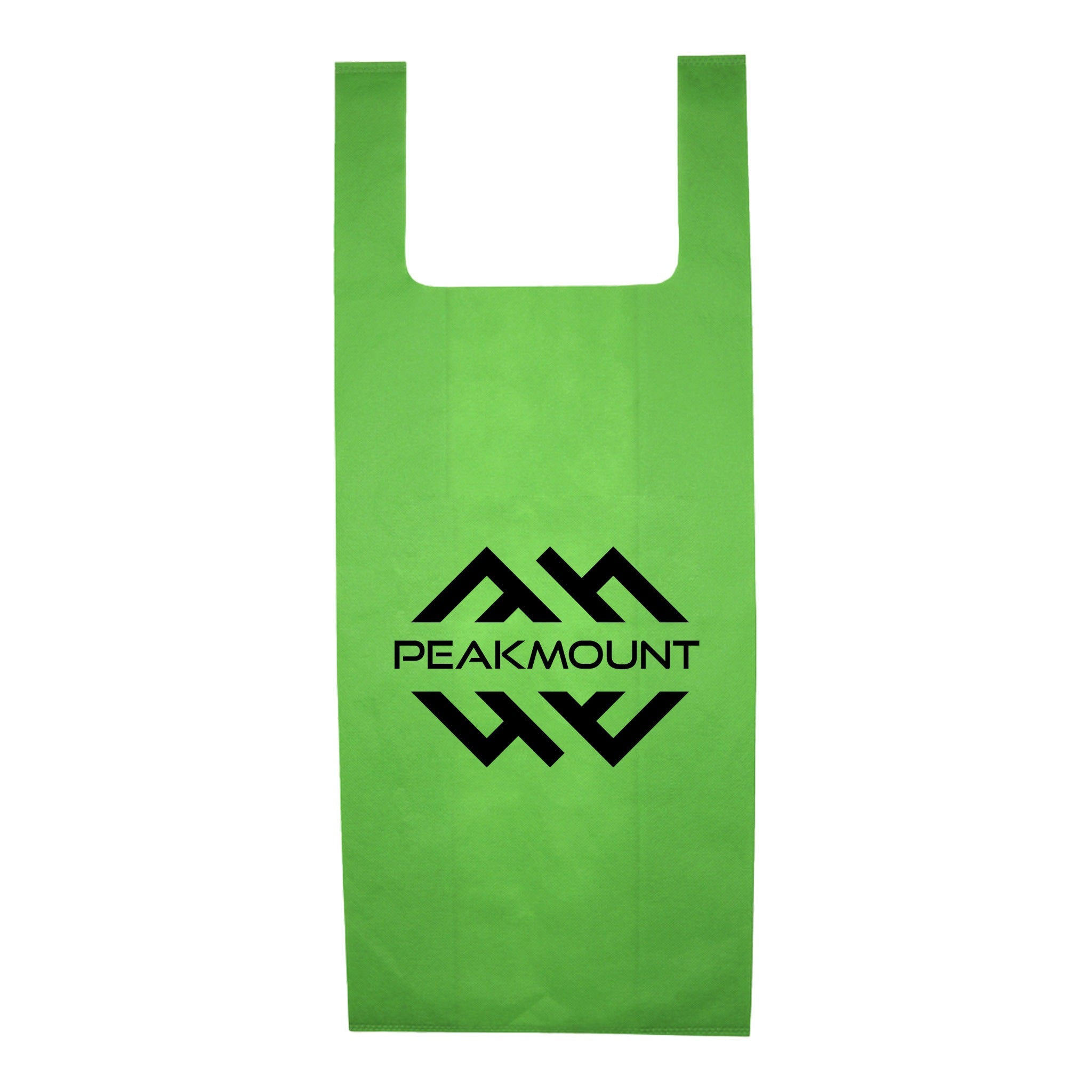 40GSM Non-Woven Everyday Grocery Shopping Tote Bag (12” W x 22.5” H)  Imprinted with Logo (Q37165)