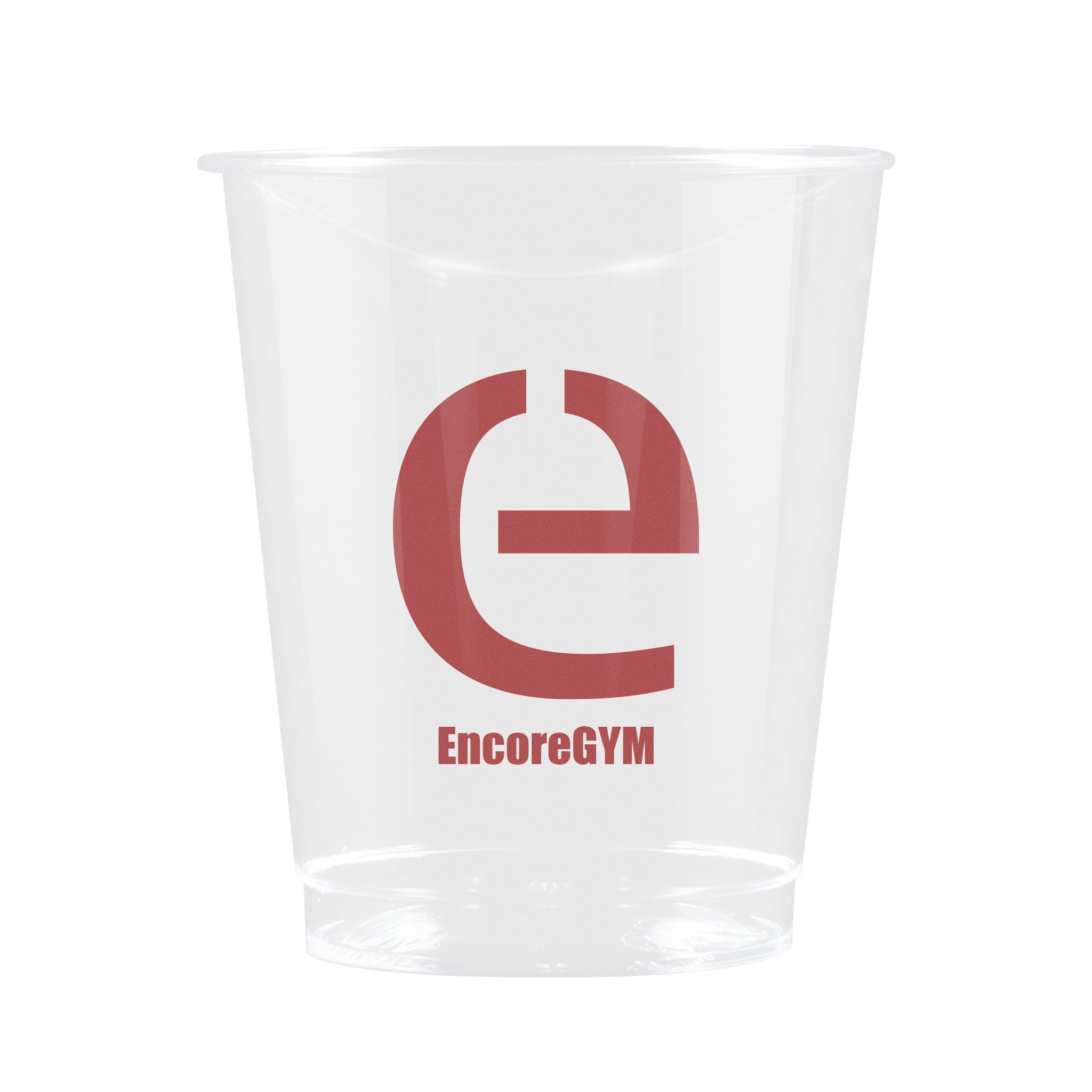 5 Oz. Clear Hard Plastic Cup  Imprinted with Logo (Q372211)