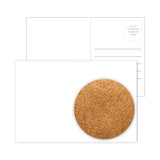 Post Card with Round Cork Coaster 6" x 4" (Q373111)