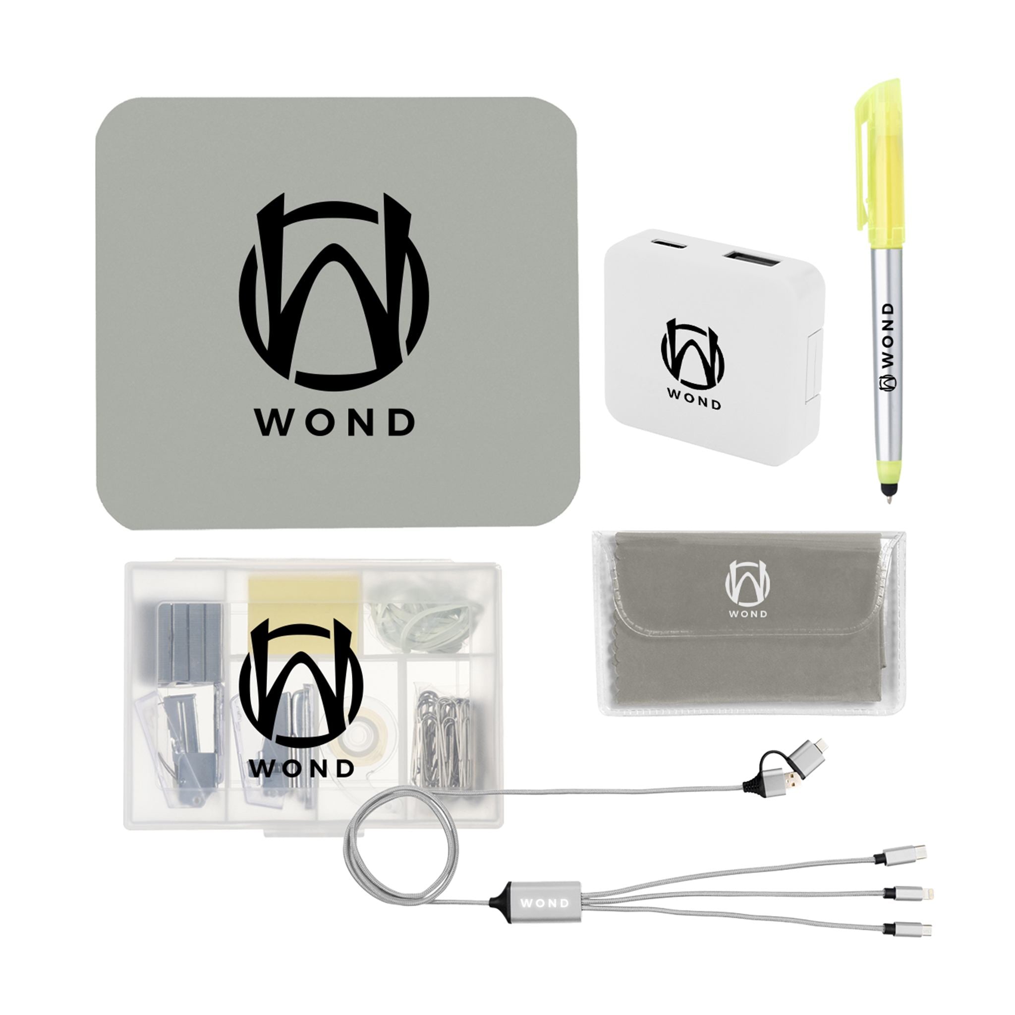Portable Office Kit  Imprinted with Logo (Q373532)