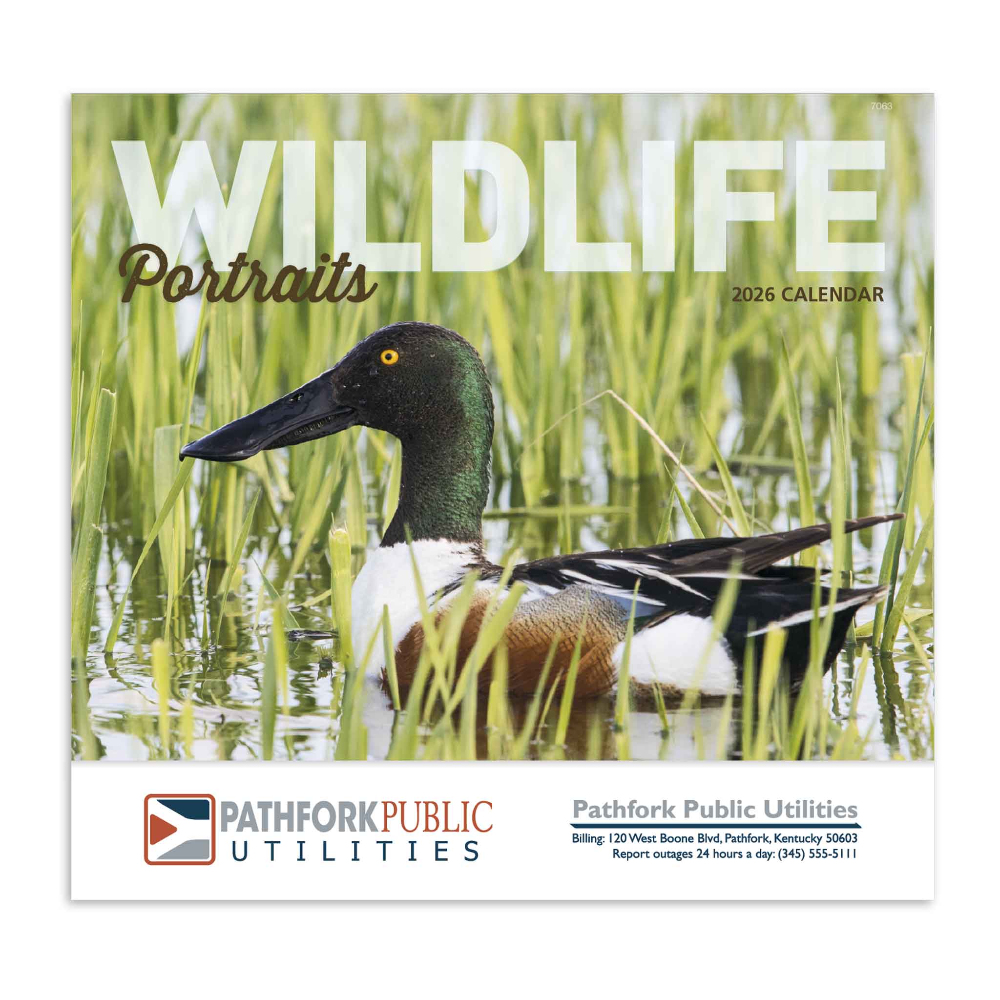 Wildlife Portraits - Stapled Calendar (Q374722)