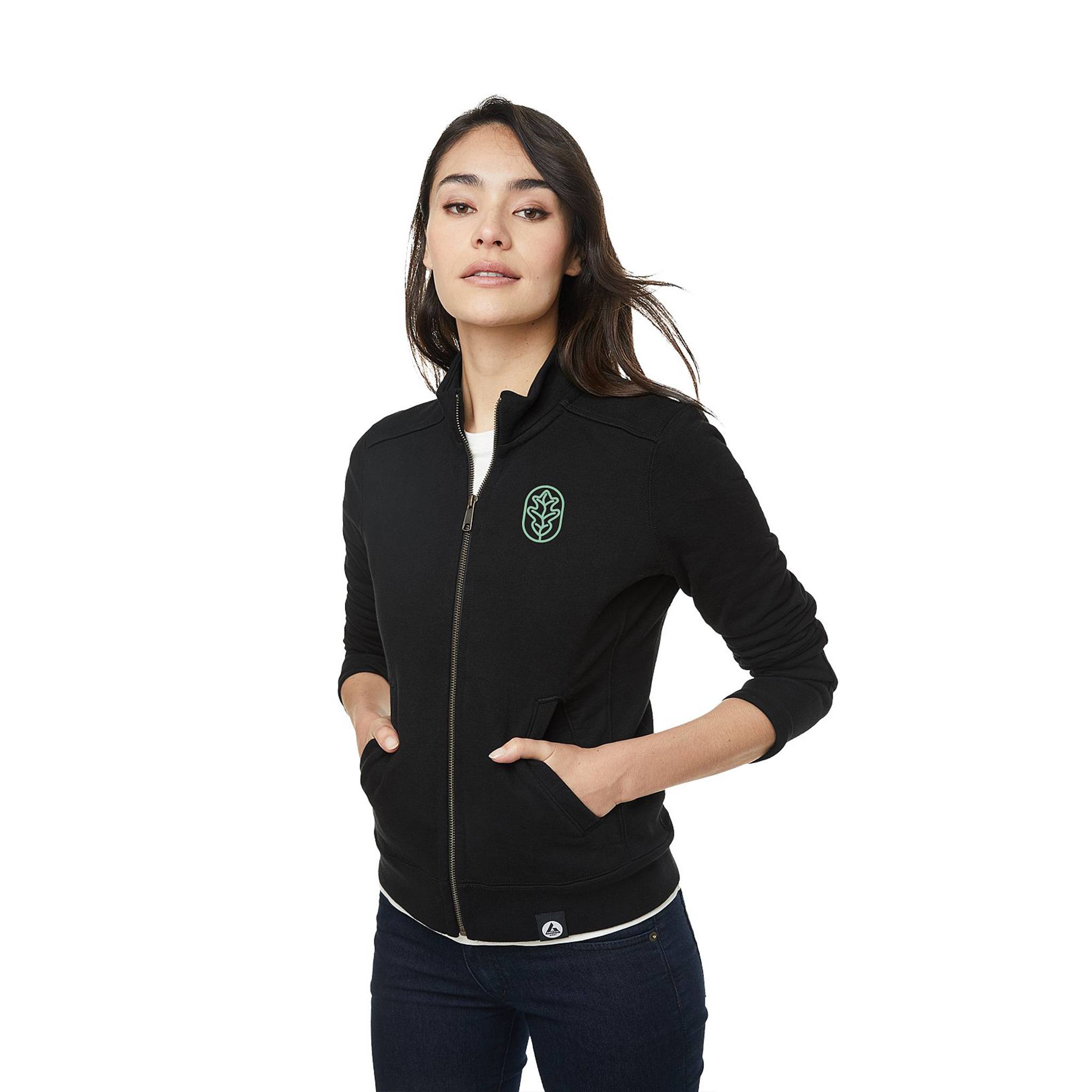 Women's American Giant Moto Full Zip (Q375432)