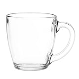 16 Oz. Glass Bistro Coffee Mug (Q375532)