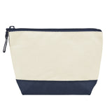 Canvas Zippered Pouch - True Navy (Q376532)