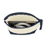 Canvas Zippered Pouch - True Navy (Q376532)