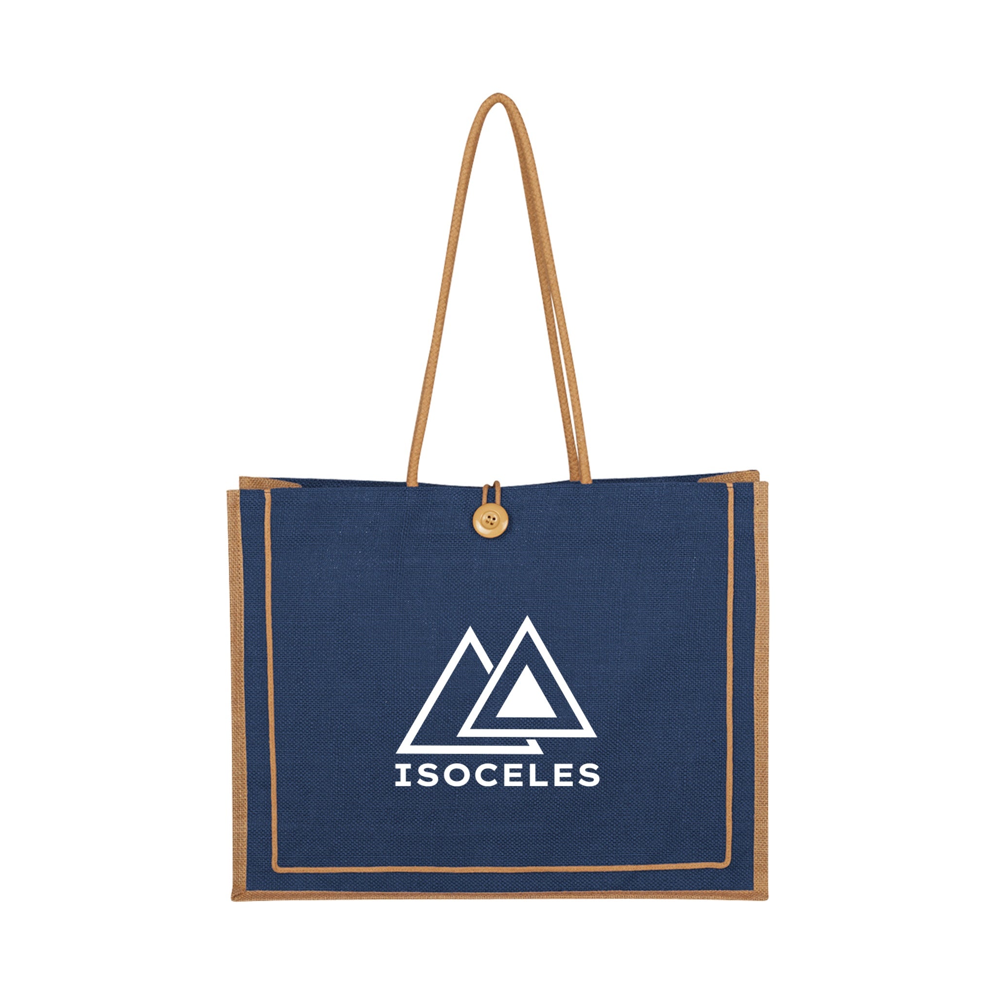 Paradise Jute Tote Bag  Imprinted with Logo (Q376922)