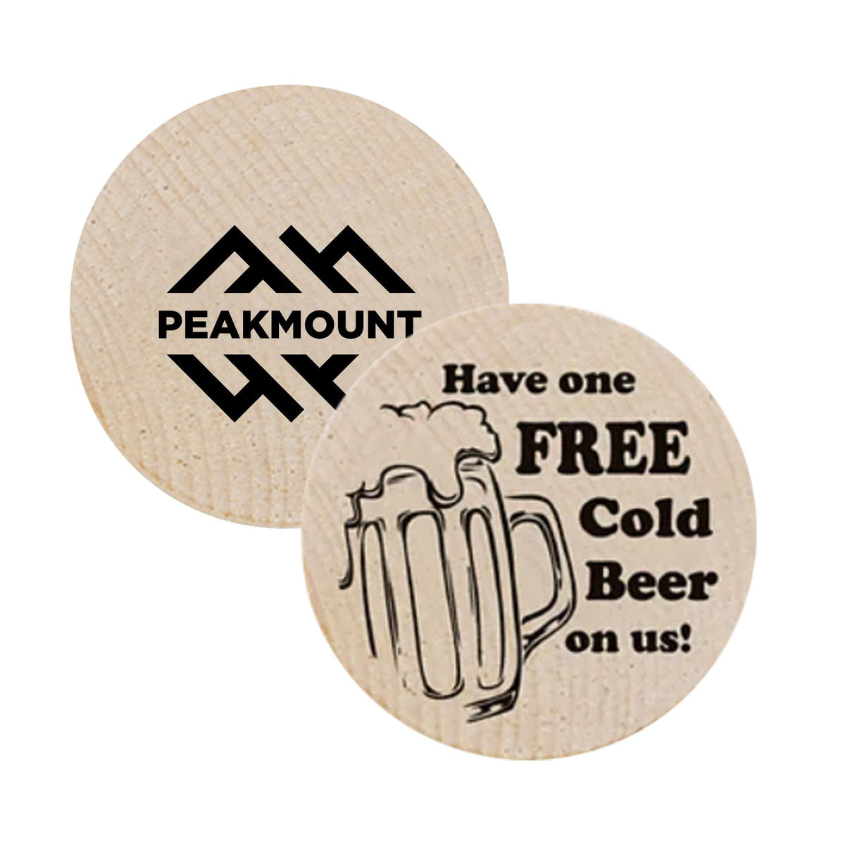 Free Beer Wooden Nickels (Q378411)