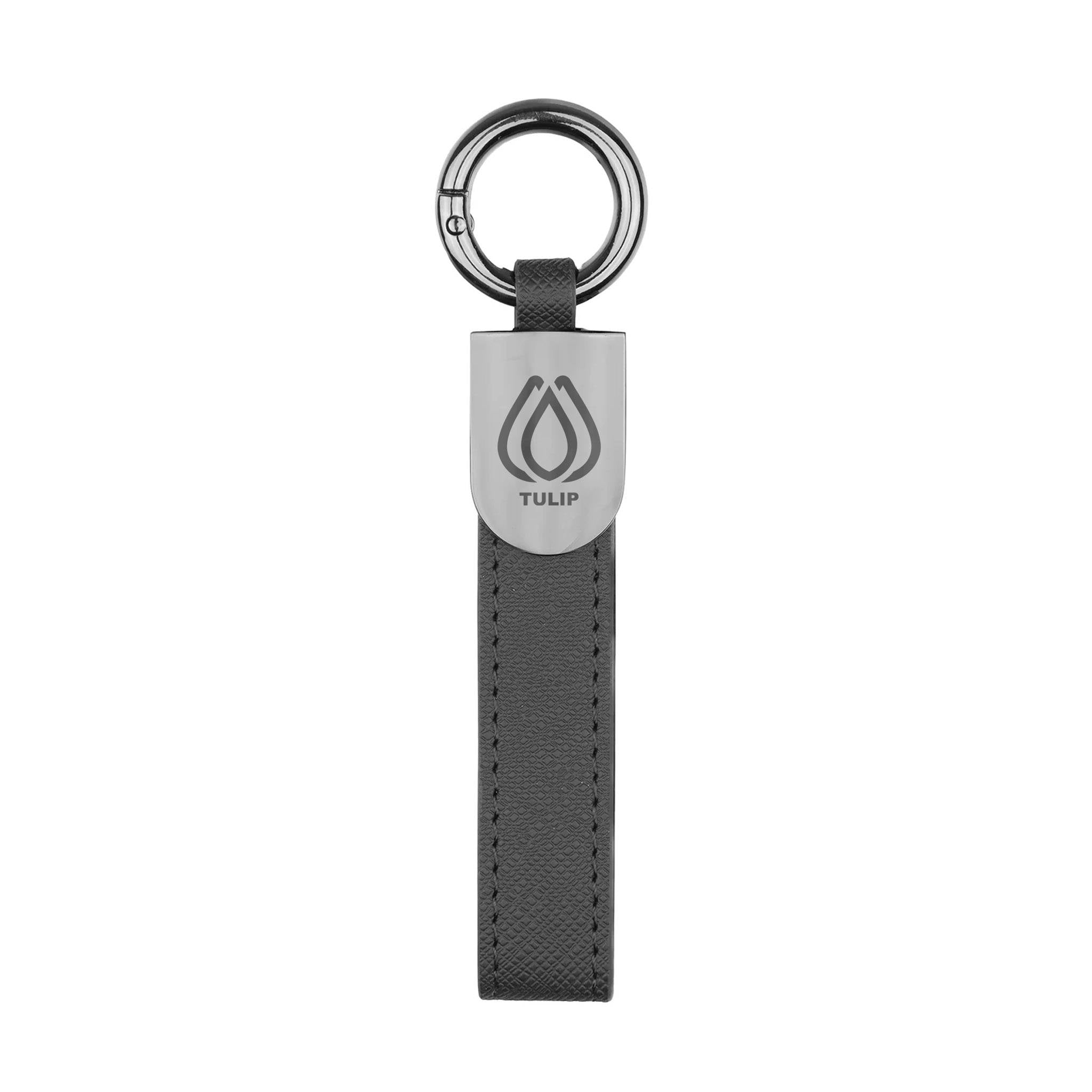 PrestigeLeather Wristlet Keychain  Imprinted with Logo (Q378432)