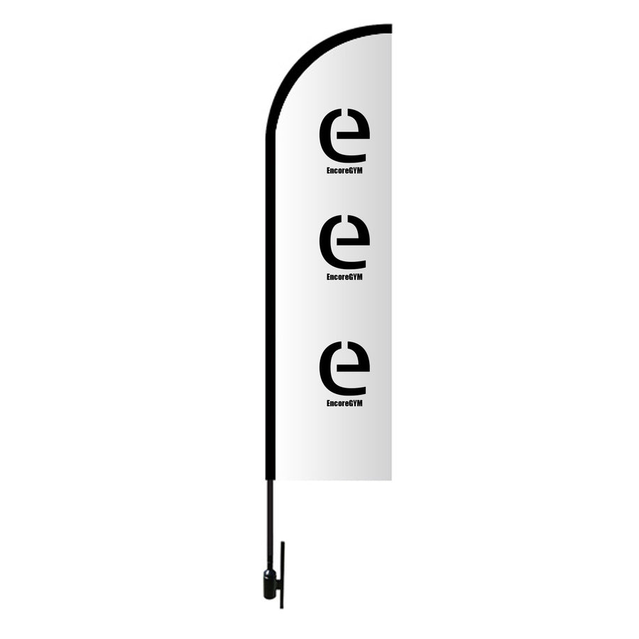 12 ft. Height Bow Flag Carbon Fiber Kit - Single Sided Print (Q379022)