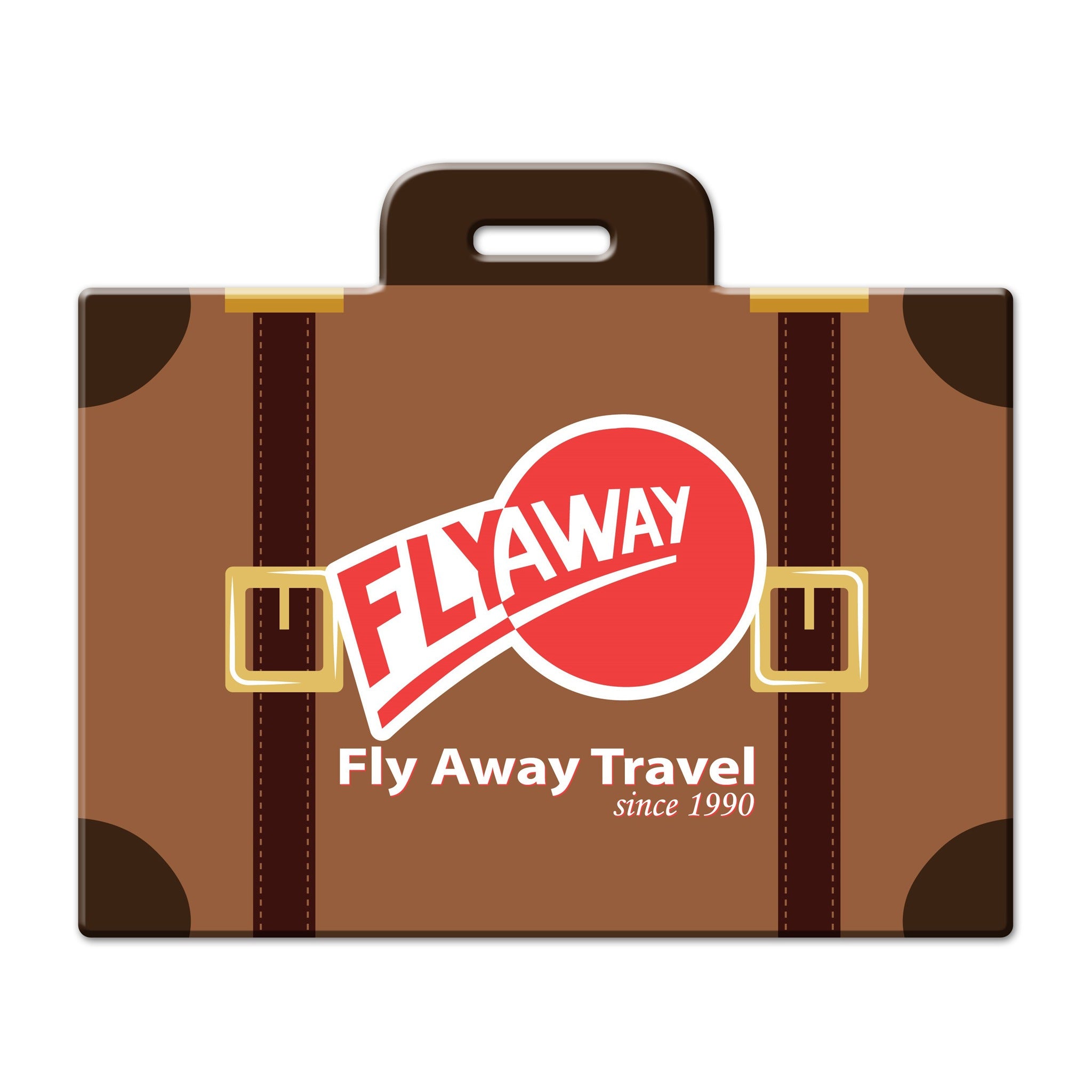 Suitcase Shaped Luggage Tag  Imprinted with Logo (Q379322)