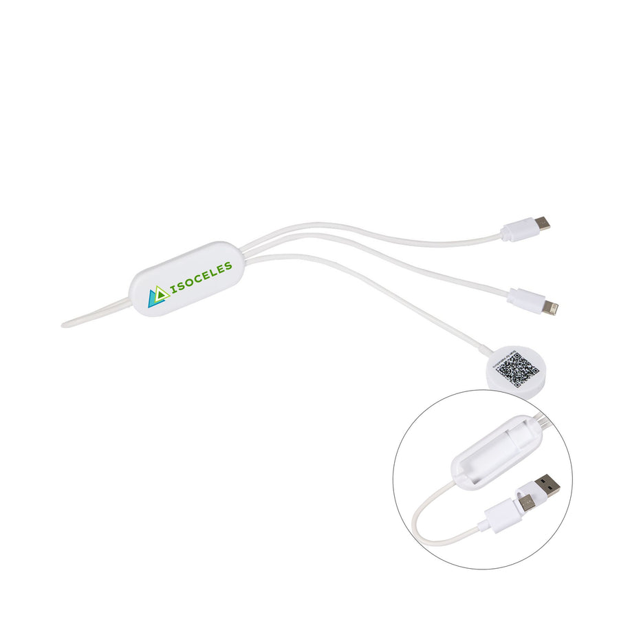 Allcord 5-in-1 Charging Cable With Apple Watch Charger (Q379332)