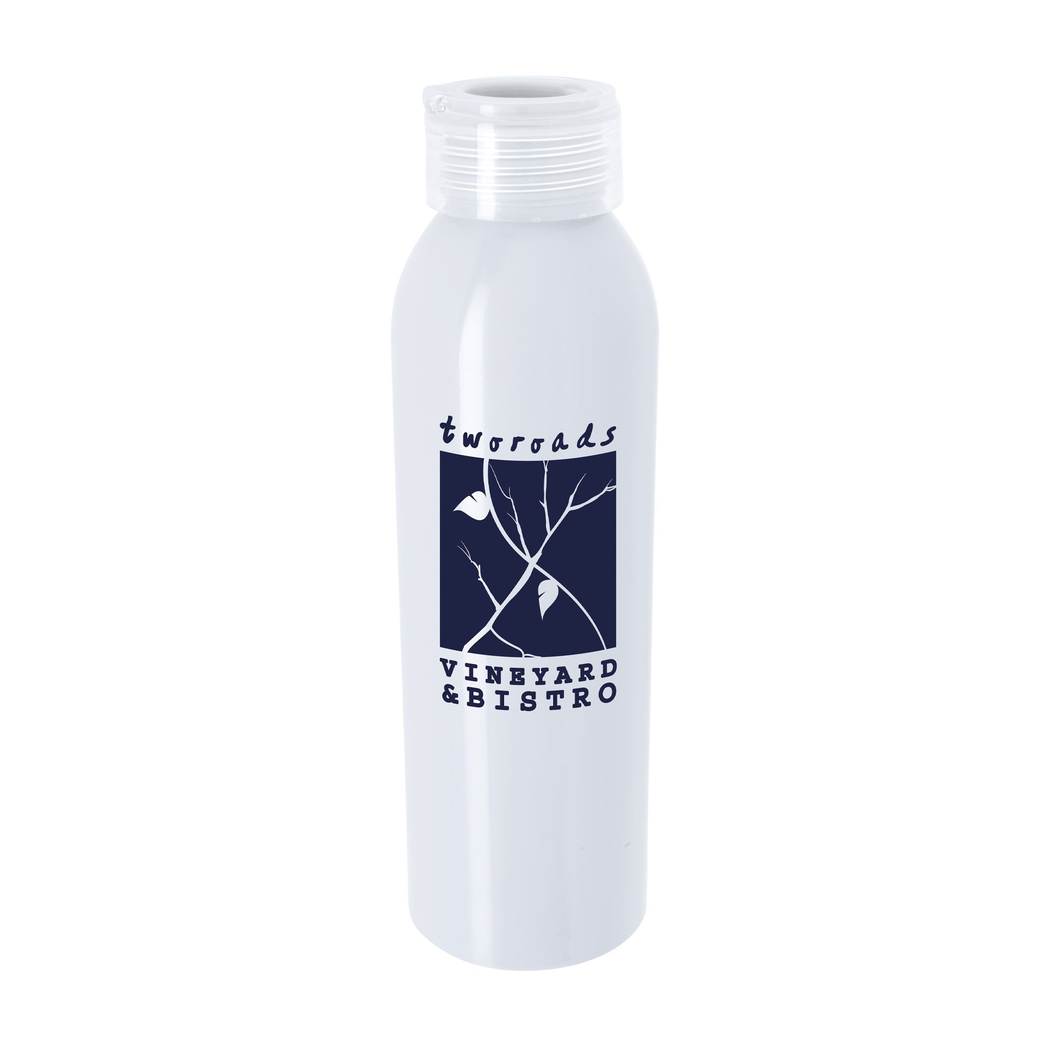 Serene Aluminum Bottle - 22 Oz.  Imprinted with Logo (Q382222)