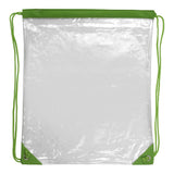 Clear Drawstring Cinch Pack Backpack (Q383611)
