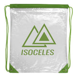 Clear Drawstring Cinch Pack Backpack (Q383611)