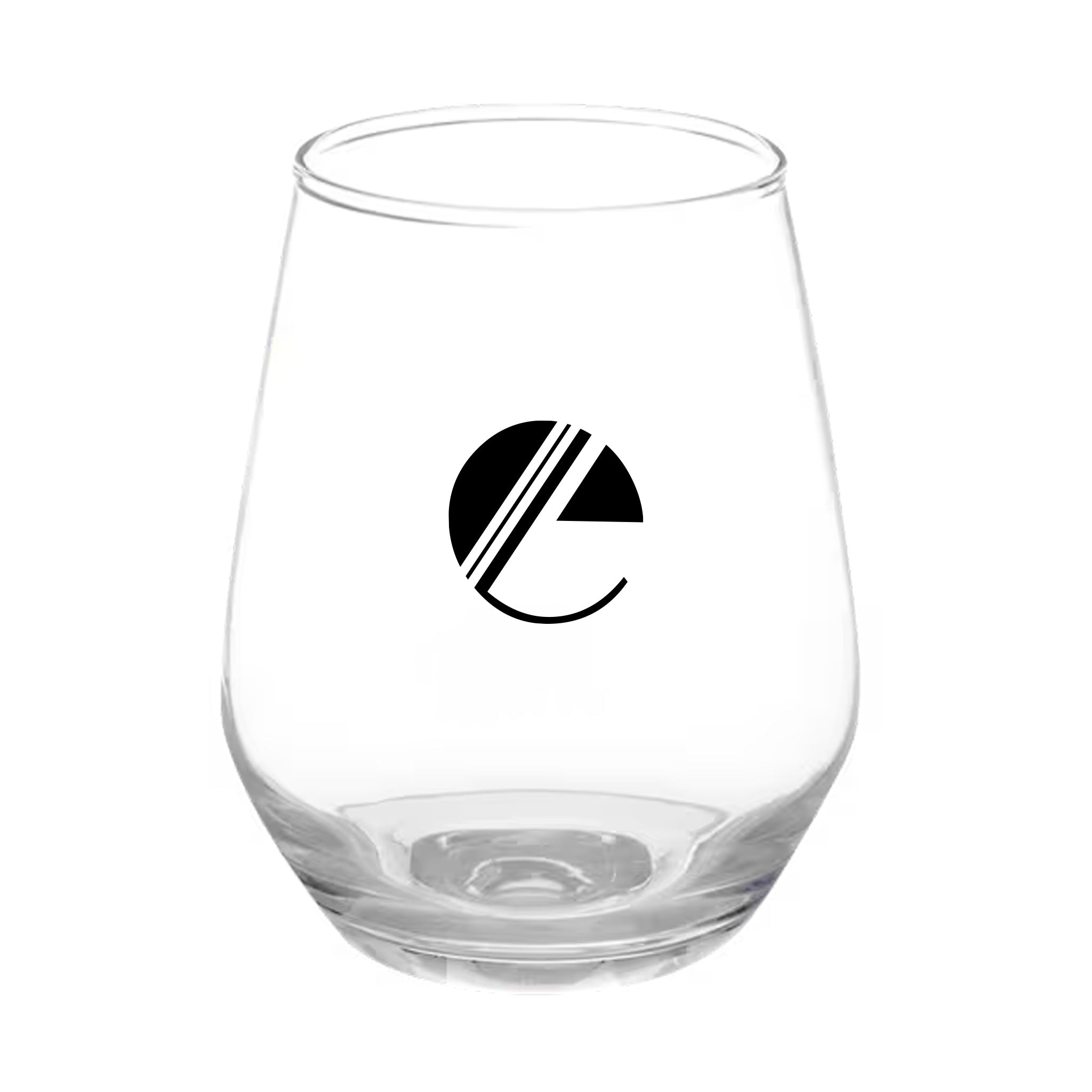 12 Oz. Perfected Silicia Stemless Wine  Imprinted with Logo (Q384022)