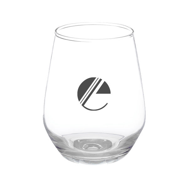 12 Oz. Perfected Silicia Stemless Wine  Imprinted with Logo (Q384022)