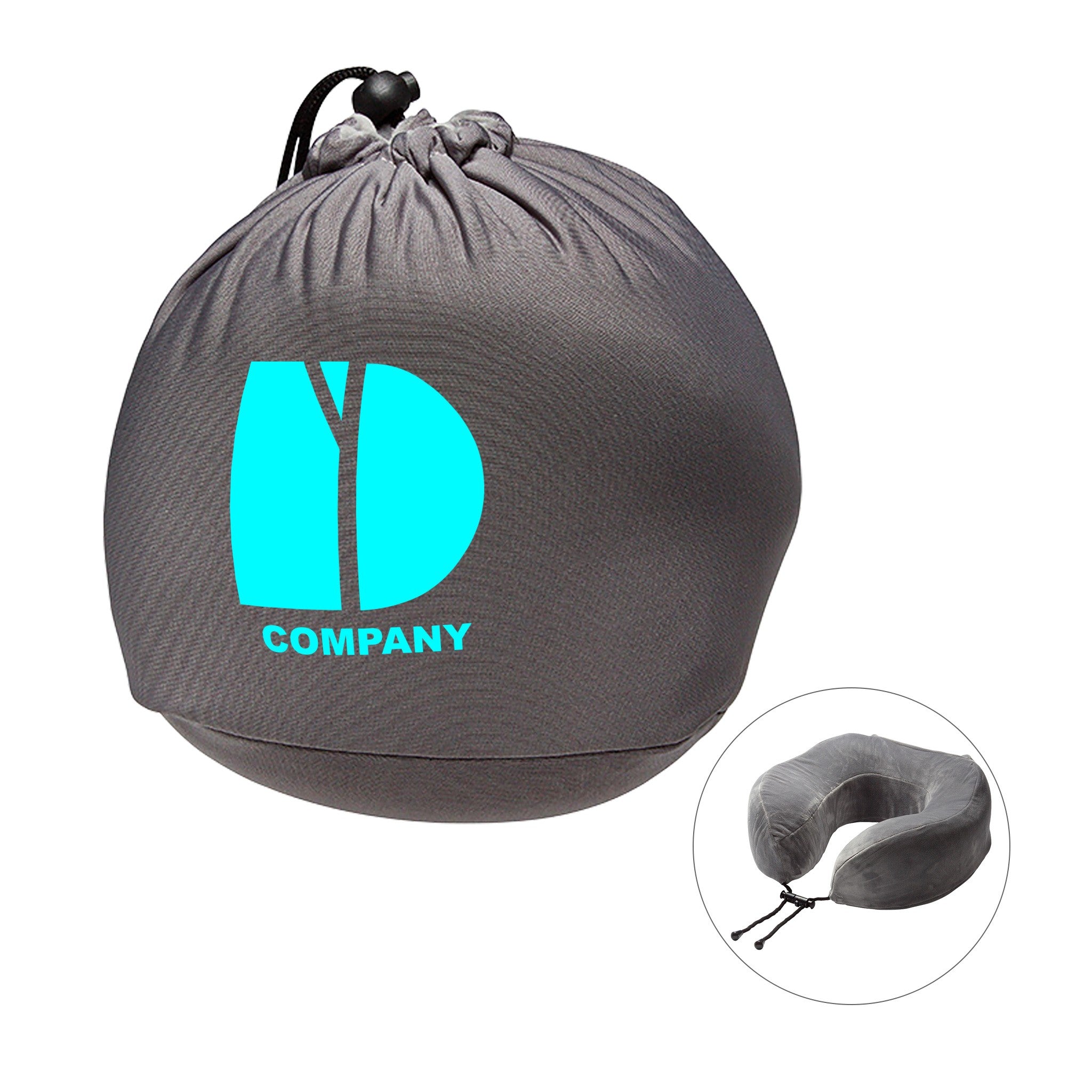 Snuggle Memory Foam Neck Pillow  Imprinted with Logo (Q384322)