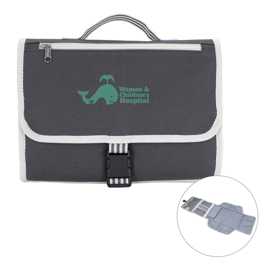 Atchison® Stripe Diaper Changing Travel Pouch/Mat (Q384332)