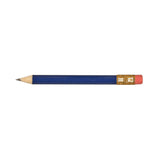Round Golf Pencil With Erasers (Q384611)