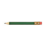 Round Golf Pencil With Erasers (Q384611)