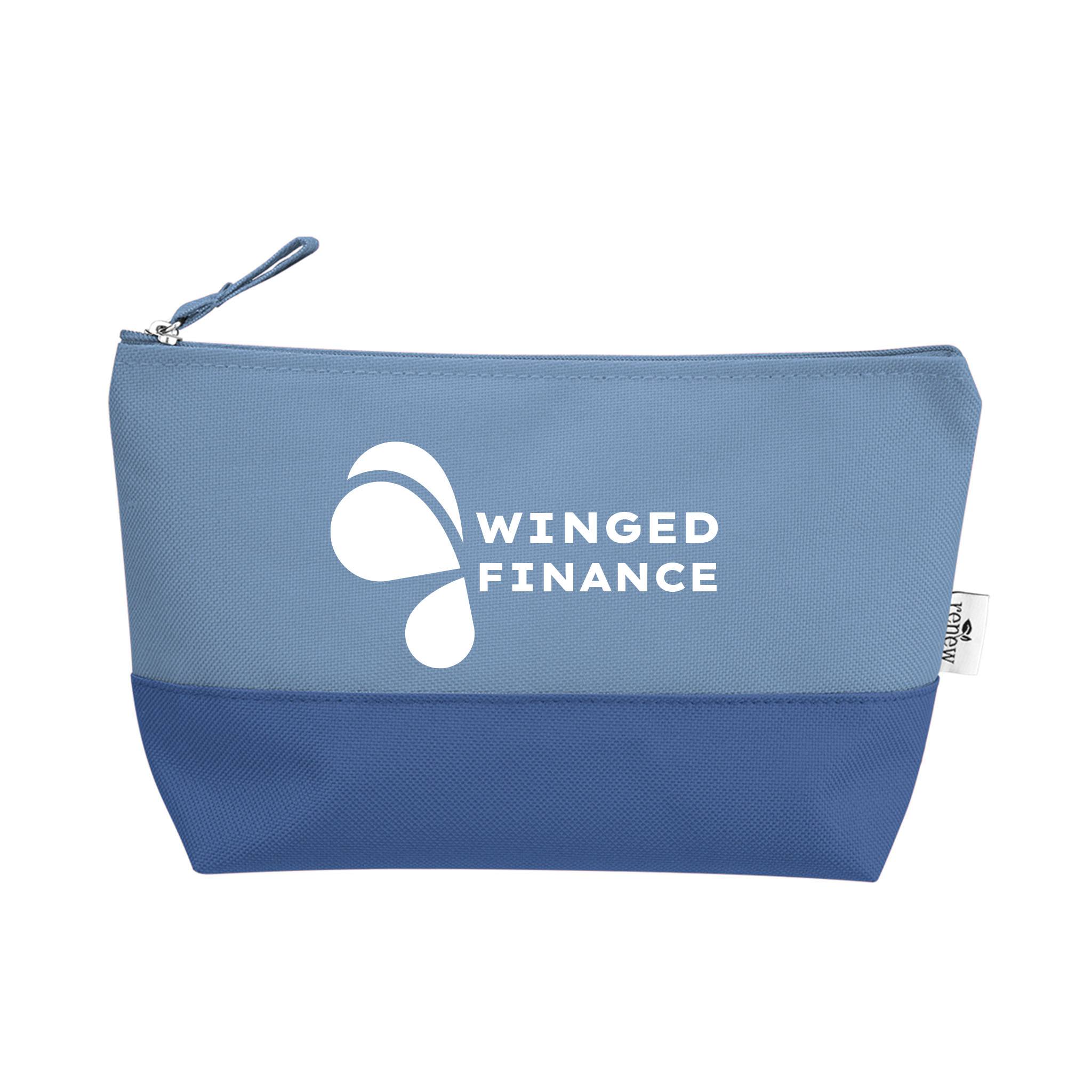 Ray rPET Pouch  Imprinted with Logo (Q385122)