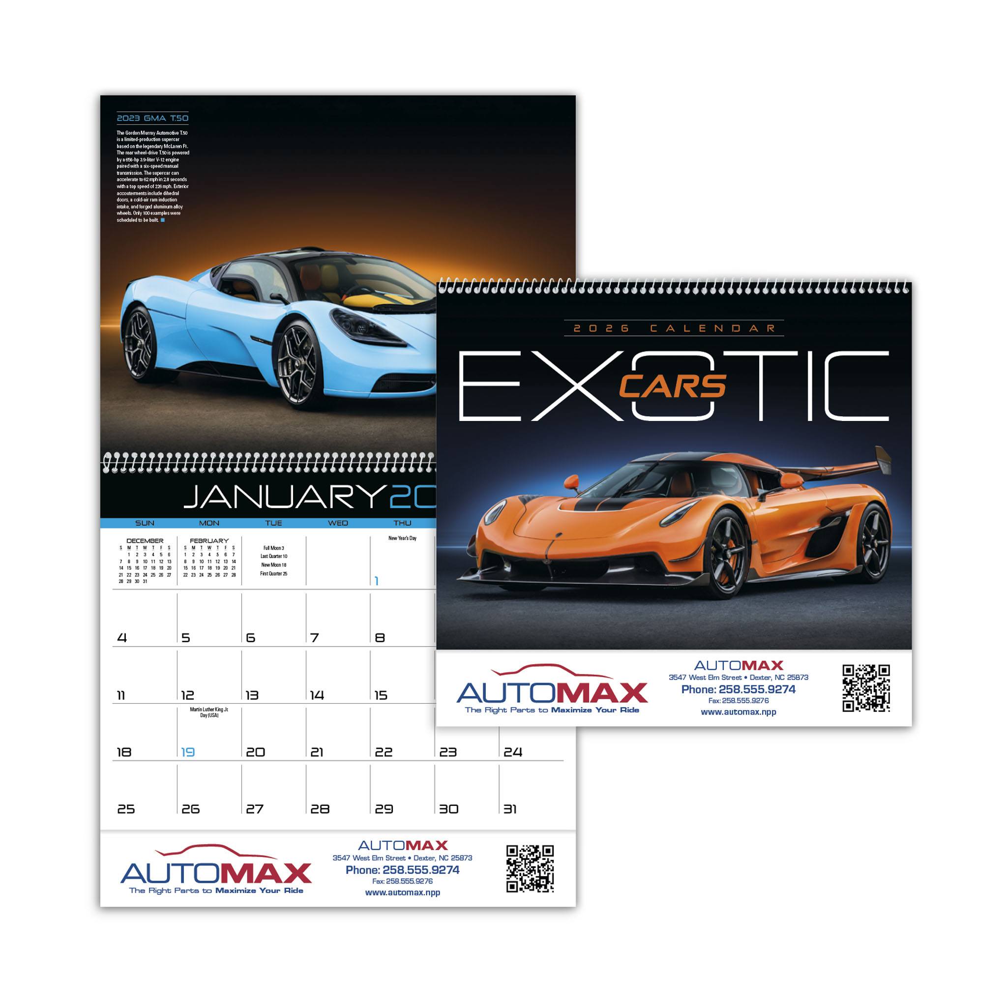 Exotic Cars Calendar (Q385722)