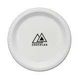 10 Inch White Plastic Plates (Q386011)