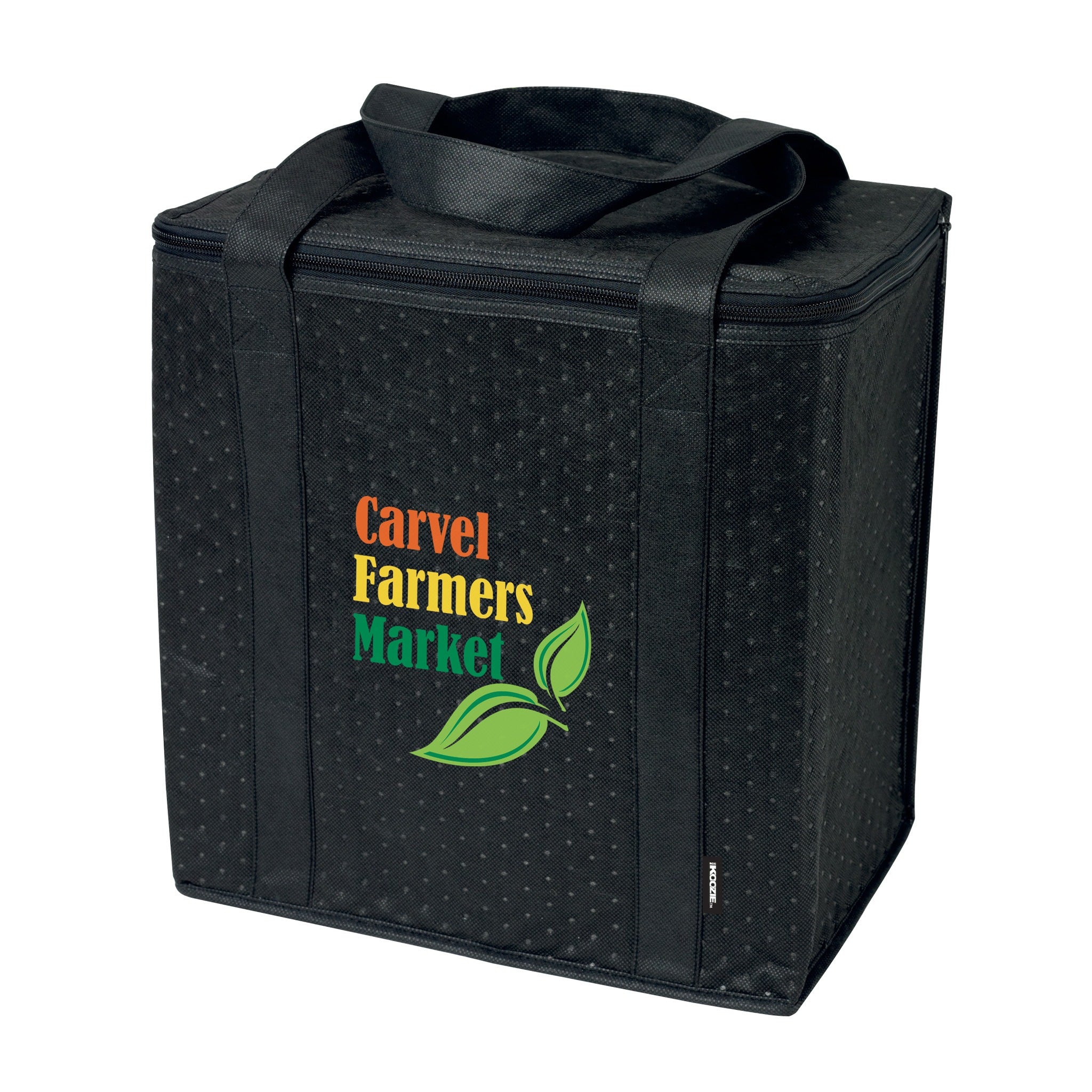 Koozie®  Insulated Zippered Grocery Tote Bags  Imprinted with Logo (Q386311)