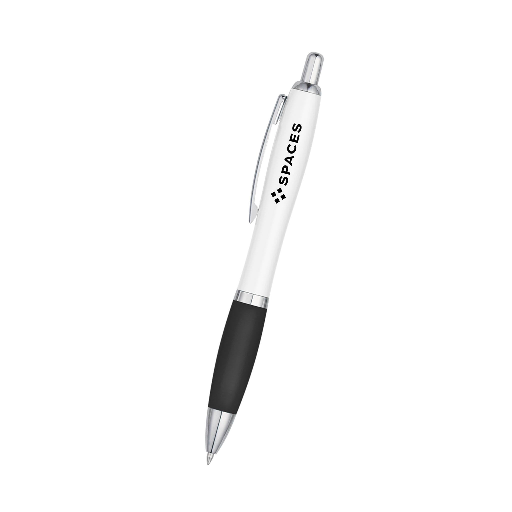 Satin Pen with Rubberized Grip (Q388311)