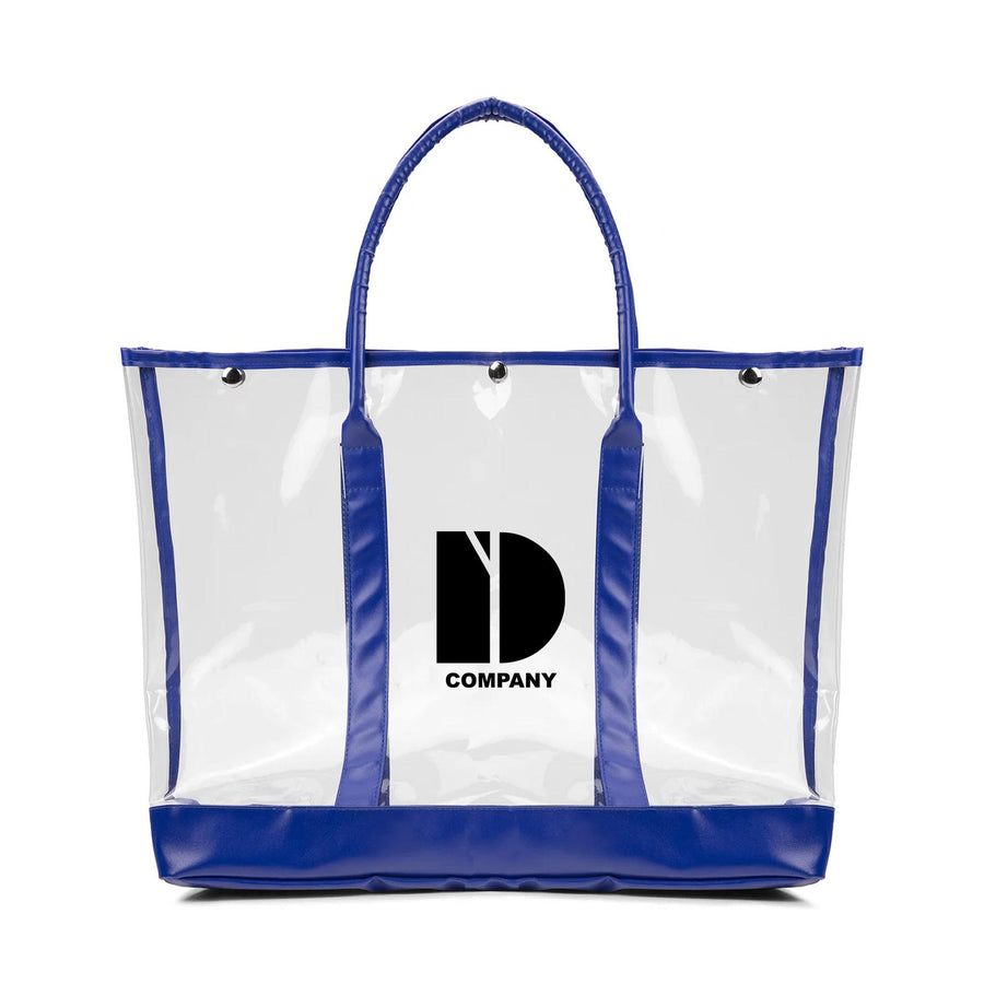 Luxe Button-Top Tote with PU Leather Trim (Q388432)