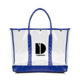 Luxe Button-Top Tote with PU Leather Trim (Q388432)