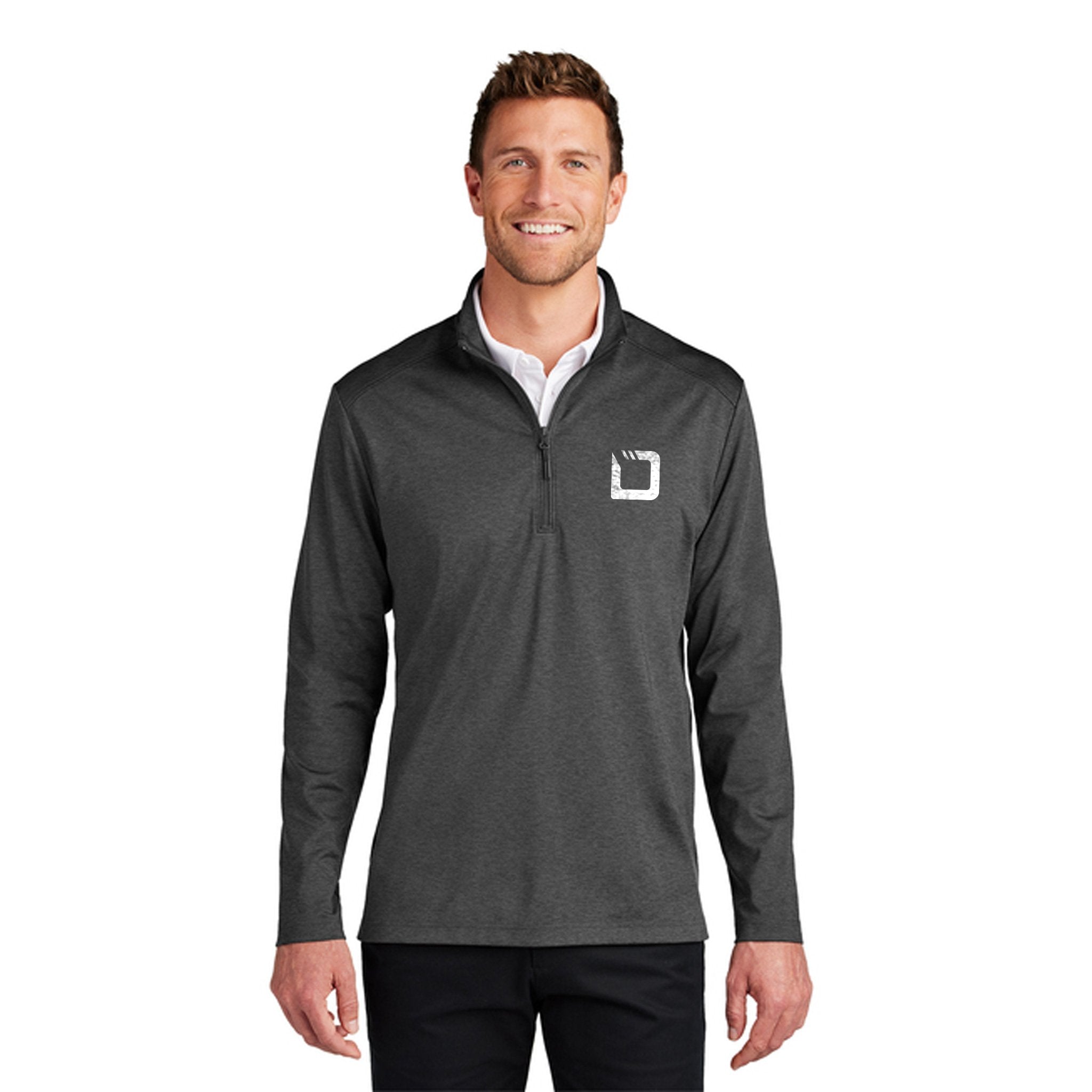 Port Authority® C-negotiable® Double Knit 1/4-Zip Pullover (Q389922)