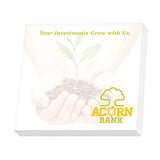 Souvenir® Sticky Note™ 4 x 4 Inch Pad 100 Sheet  Imprinted with Logo (Q390122)