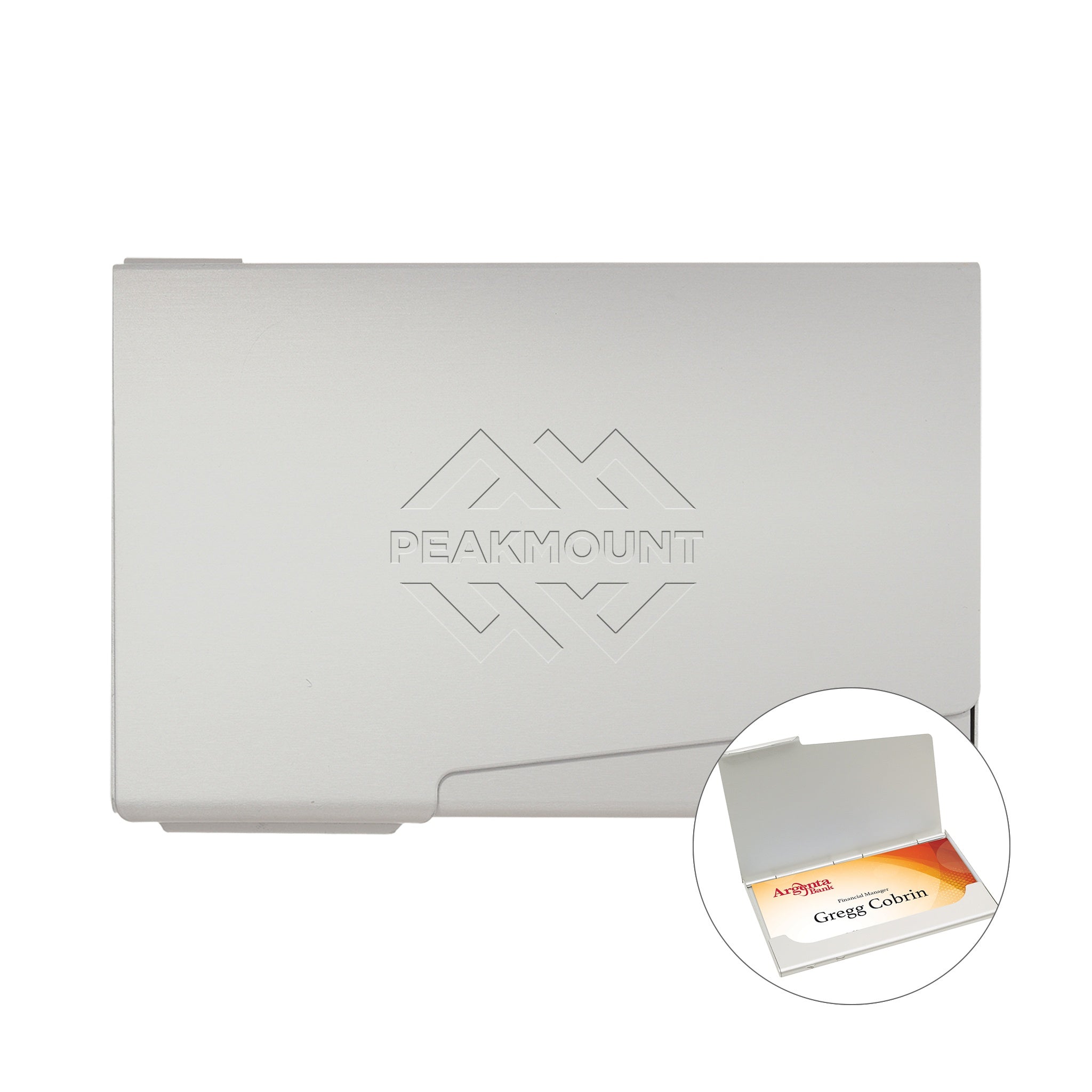 Business Card Holders  Imprinted with Logo (Q390811)