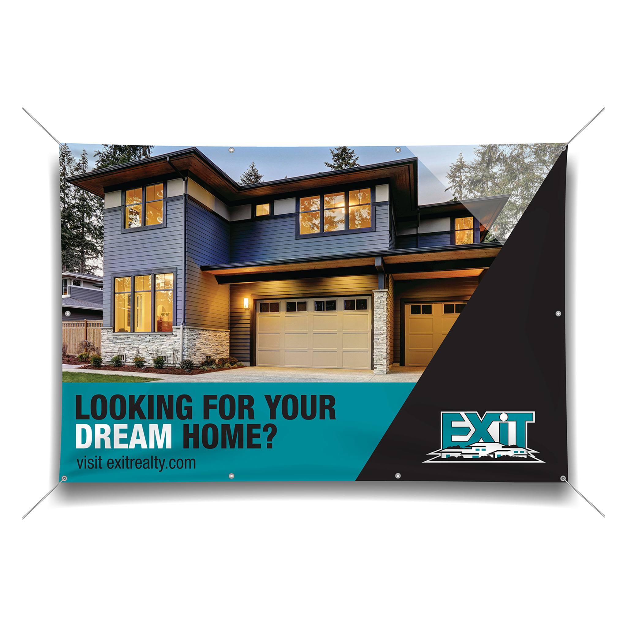 13 Oz. Vinyl Banner 4 x 6  Imprinted with Logo (Q391422)