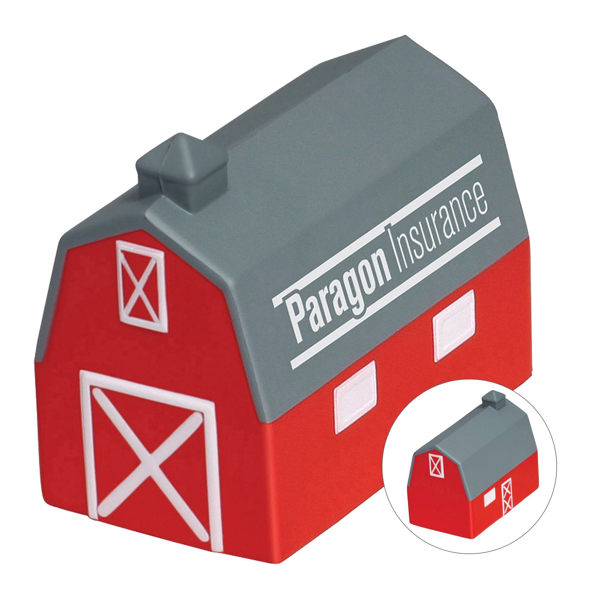 Barn Stress Reliever  Imprinted with Logo (Q392111)