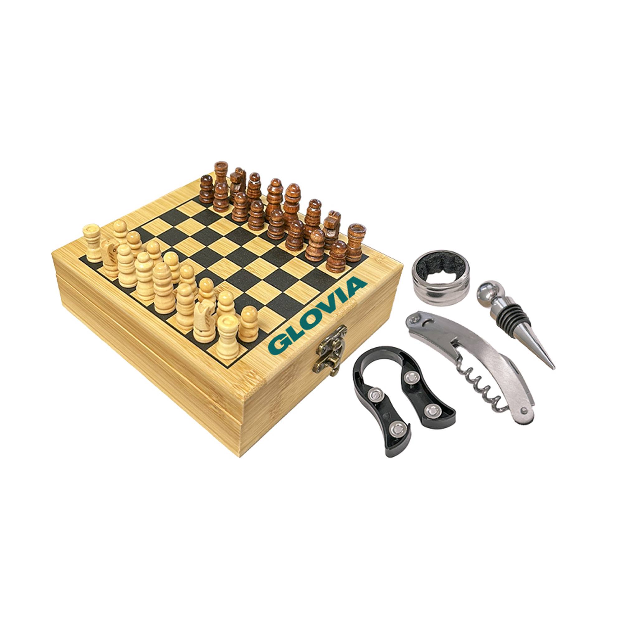 Chess Board & Wine Set (Q392122)