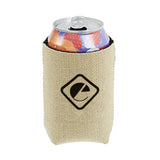 Neoprene Burlap Can Cooler  Imprinted with Logo (Q392432)