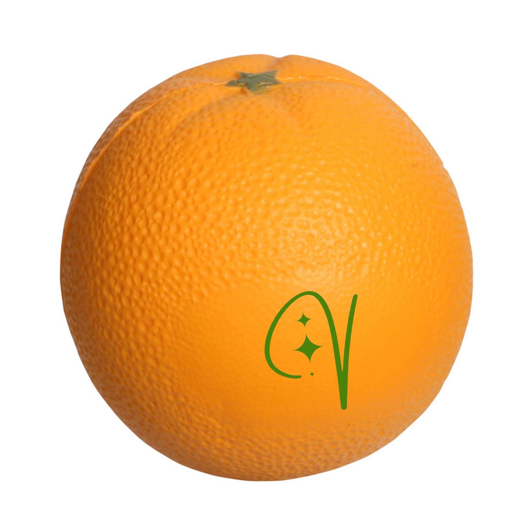 Orange Stress Reliever  Imprinted with Logo (Q393111)