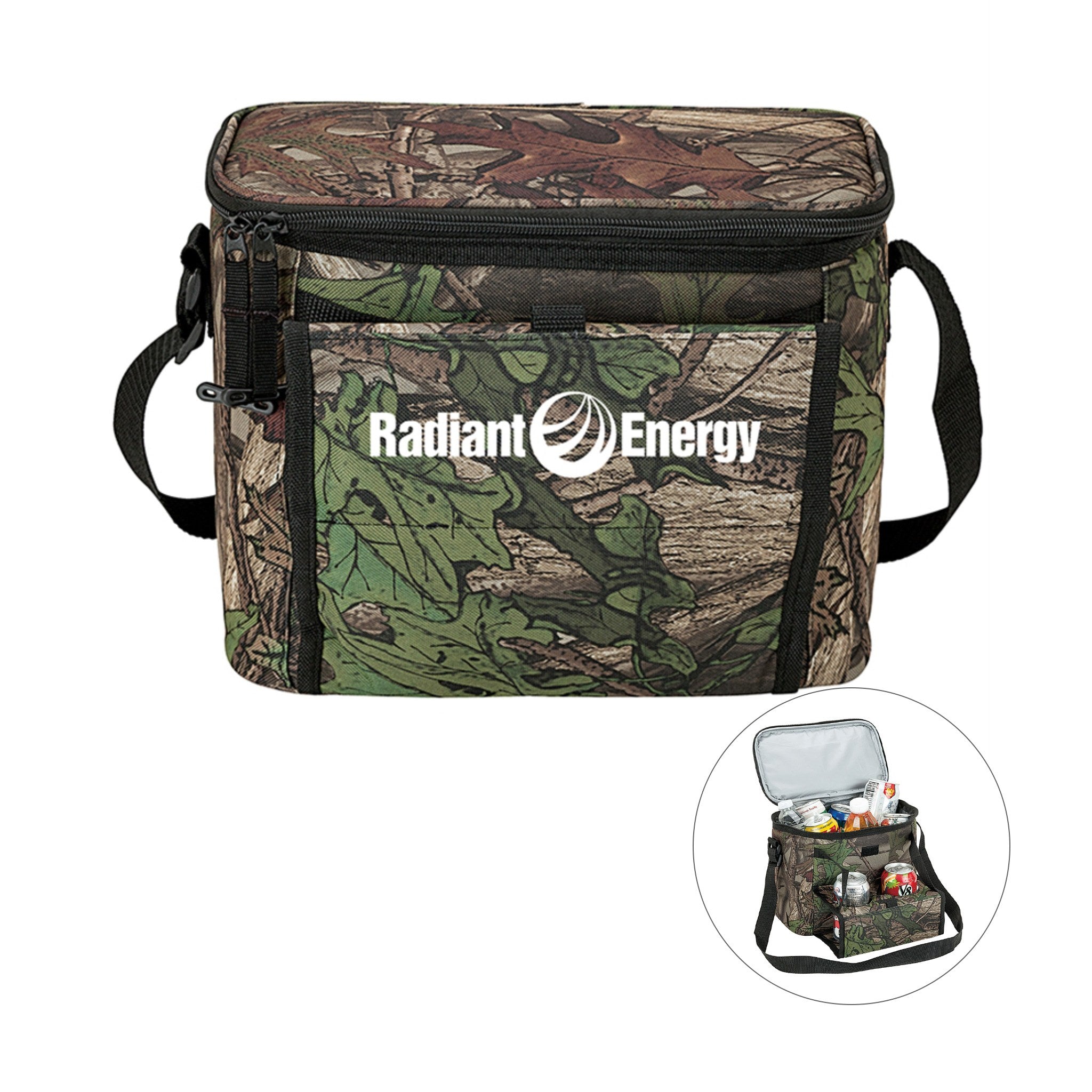 Camo Cooler (12 can)  Imprinted with Logo (Q393311)