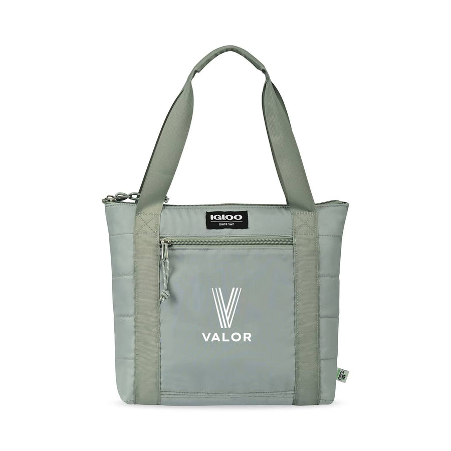 Igloo® Packable Puffer 10-Can Cooler Bag - Aqua Gray (Q393822)