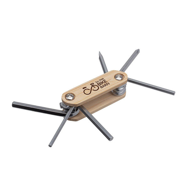 Bamboo Bicycle Multi Tool  Imprinted with Logo (Q393922)