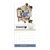 The Saturday Evening Post Calendar 12 x 12.5 Inch  Imprinted with Logo (Q394722)