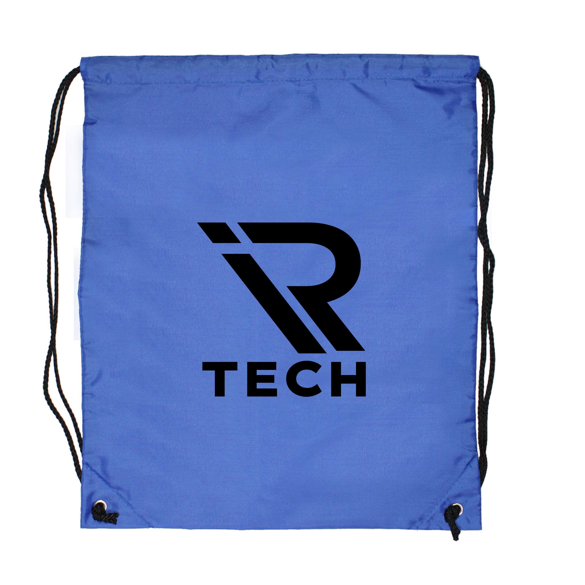 Ventoux 210D Polyester Drawstring Cinch Backpacks - Full Color  Imprinted with Logo (Q395711)