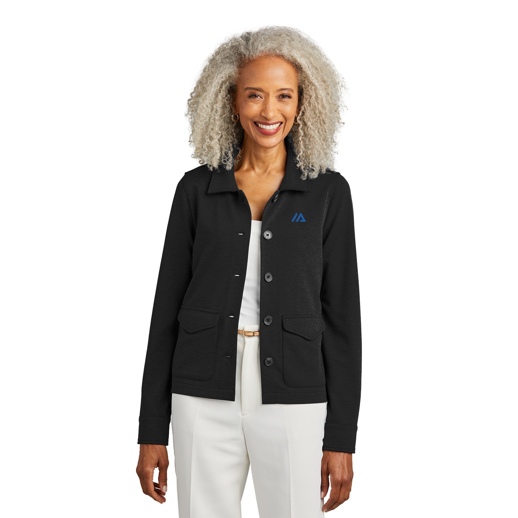 Brooks Brothers® Women's Mid-Layer Button Jacket  Imprinted with Logo (Q398722)