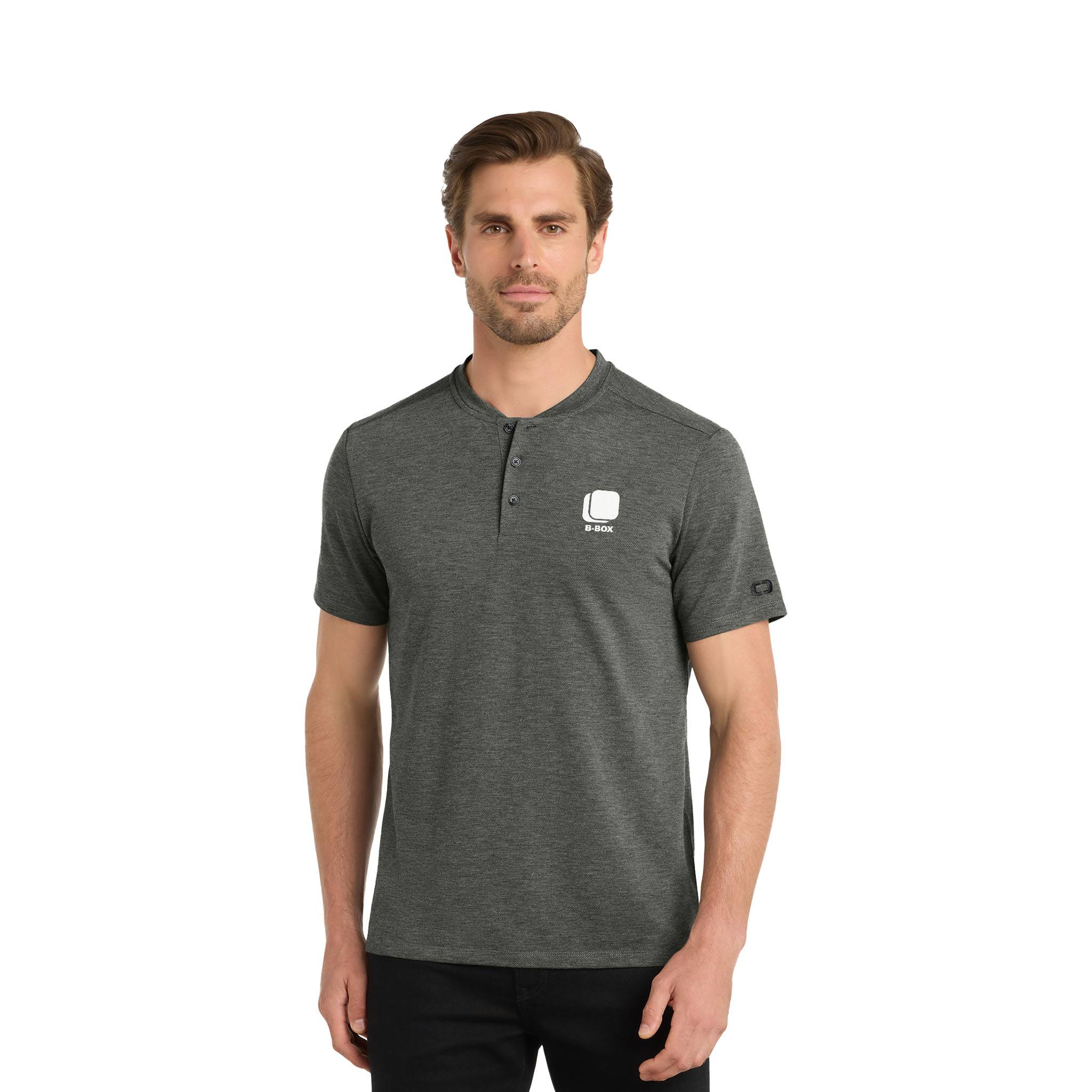 OGIO® Evolution Henley T-Shirt  Imprinted with Logo (Q399722)