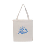 Patriotic Gusseted Cotton Tote  Imprinted with Logo (Q399822)