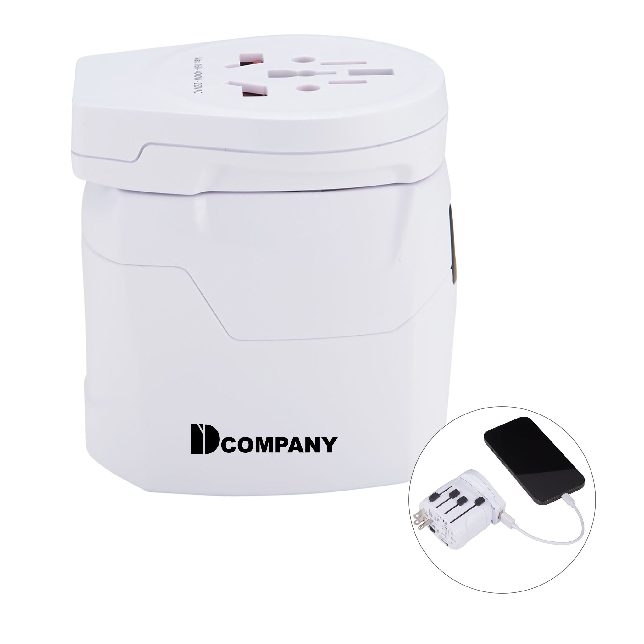 SKROSS World Travel Adapter PRO World & USB  Imprinted with Logo (Q401822)