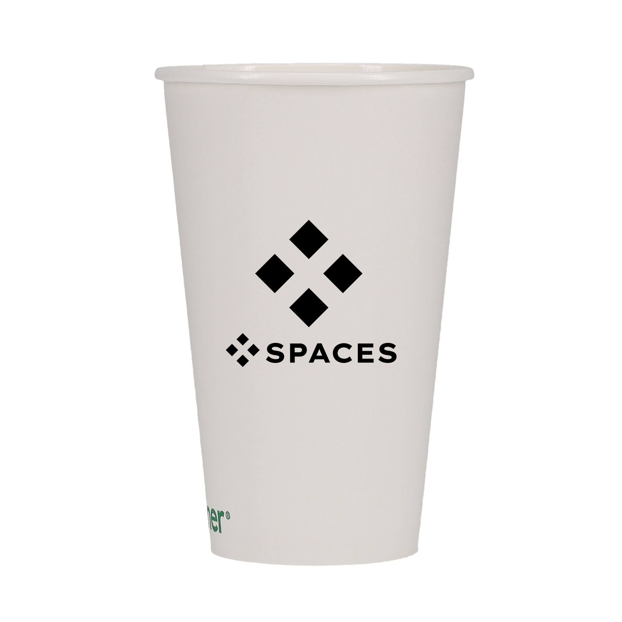 16 Oz. Eco-Friendly Tradition Paper Cups  Imprinted with Logo (Q402211)