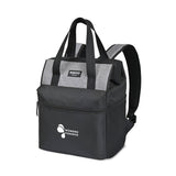 Igloo® Leftover Essentials Backpack Cooler - Heather Gray  Imprinted with Logo (Q403622)